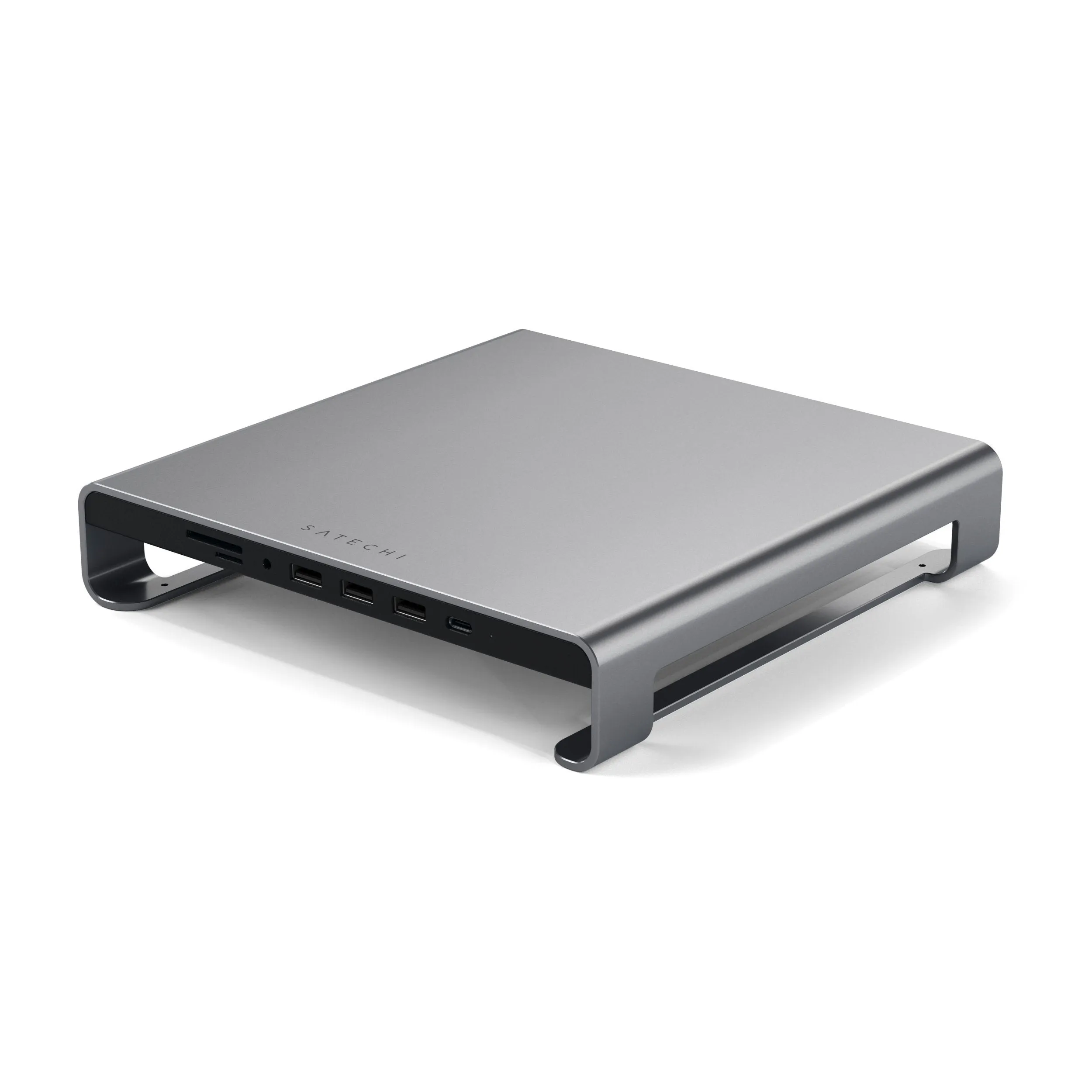 Satechi USB-C Aluminium Monitor Stand Hub for iMac (Space Grey)