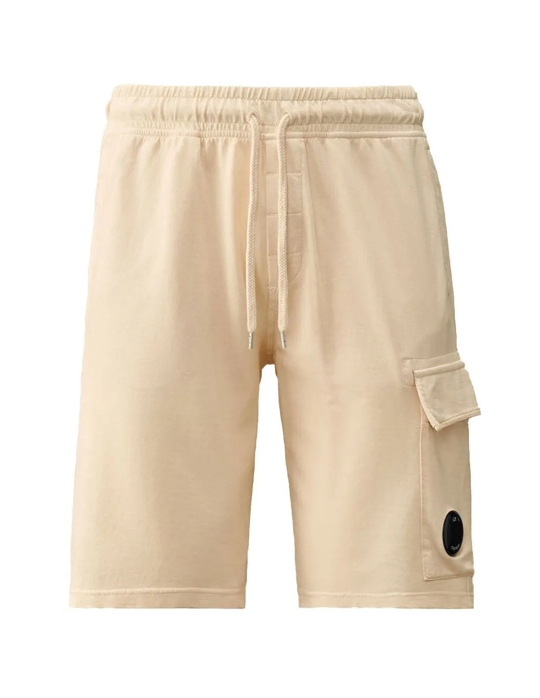 Shorts C.P. Company uomo 16CMSB021A Light fleece pistachio shell