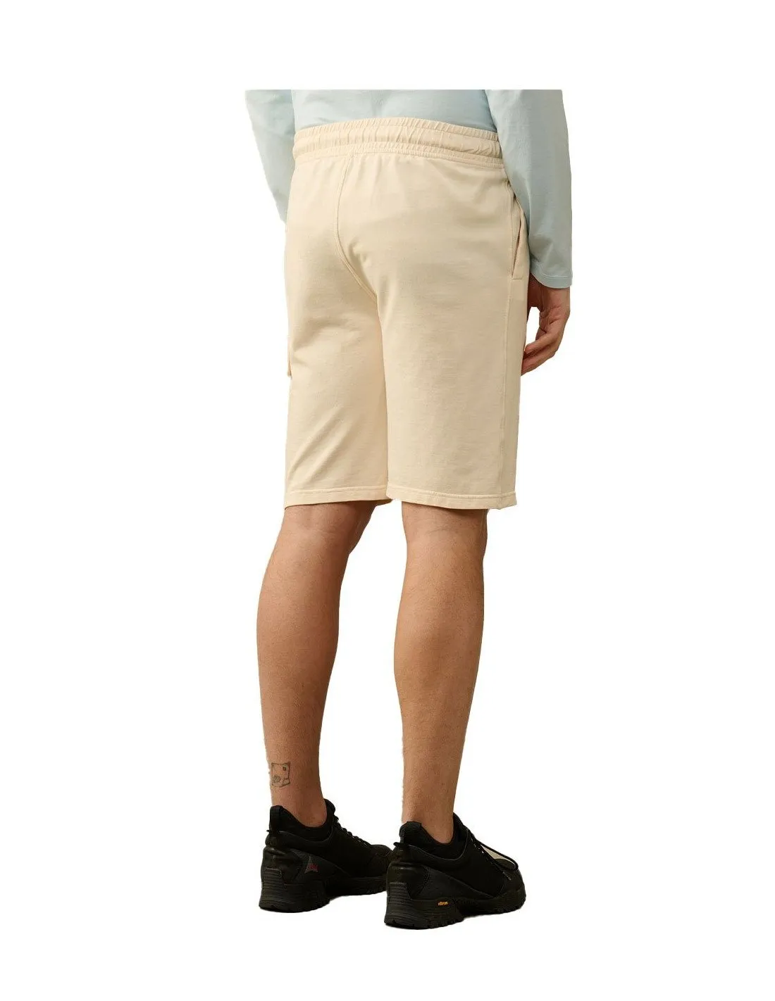 Shorts C.P. Company uomo 16CMSB021A Light fleece pistachio shell