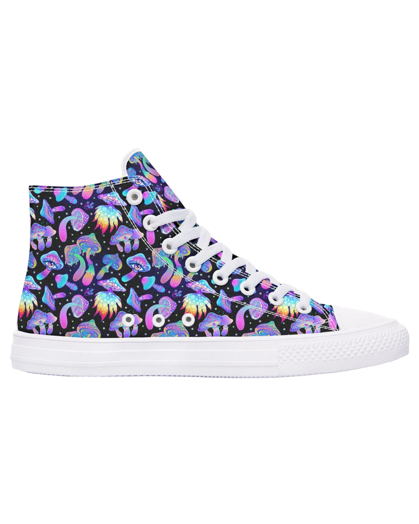 Shroomin Black Festival High Tops