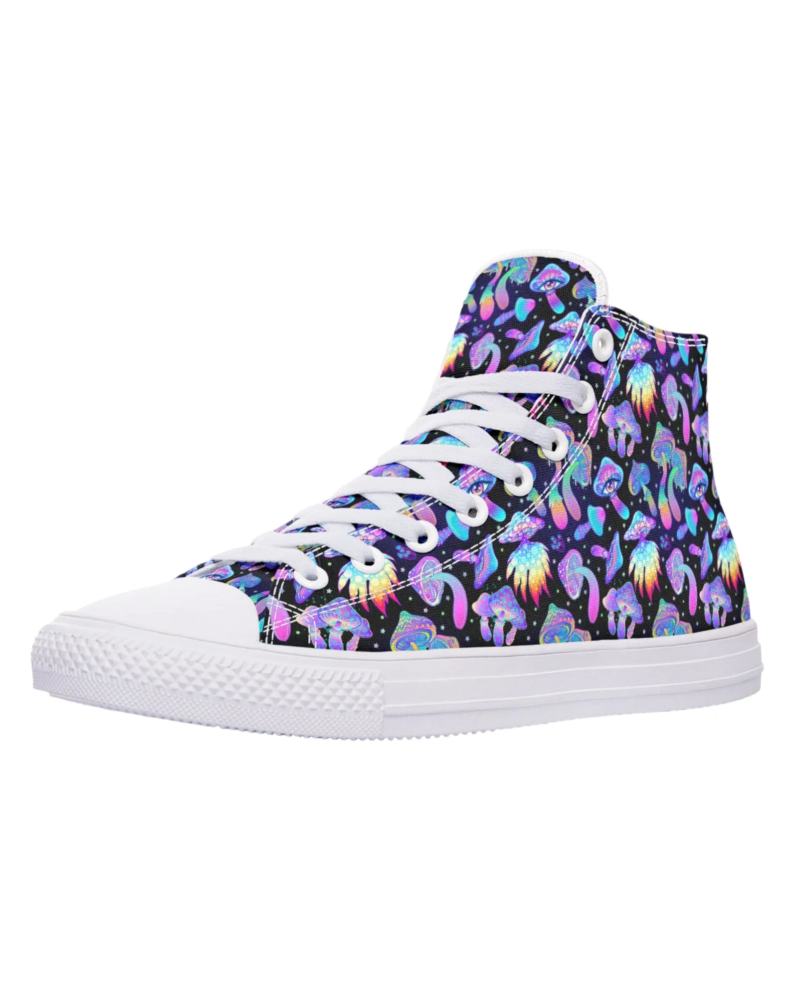 Shroomin Black Festival High Tops