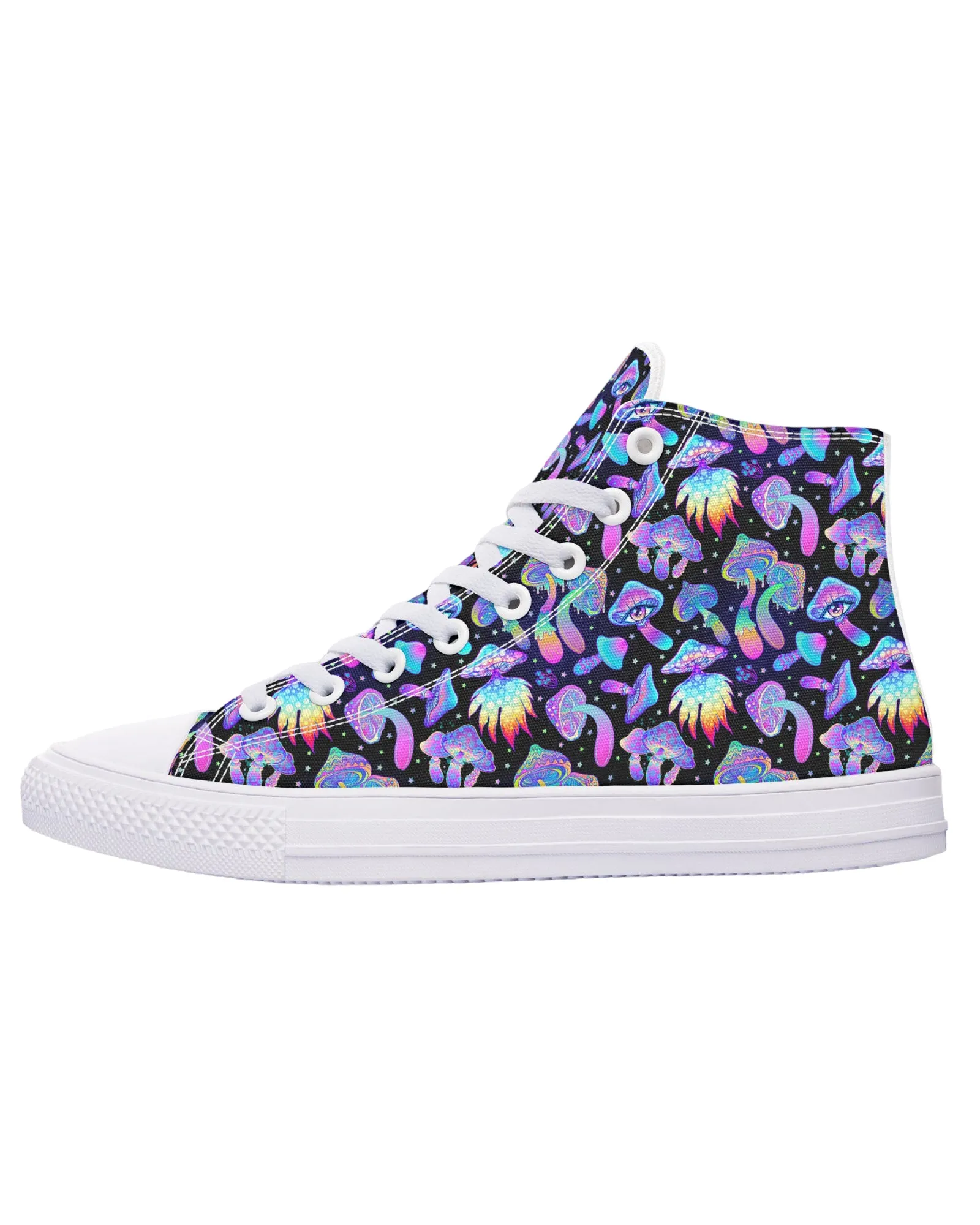 Shroomin Black Festival High Tops