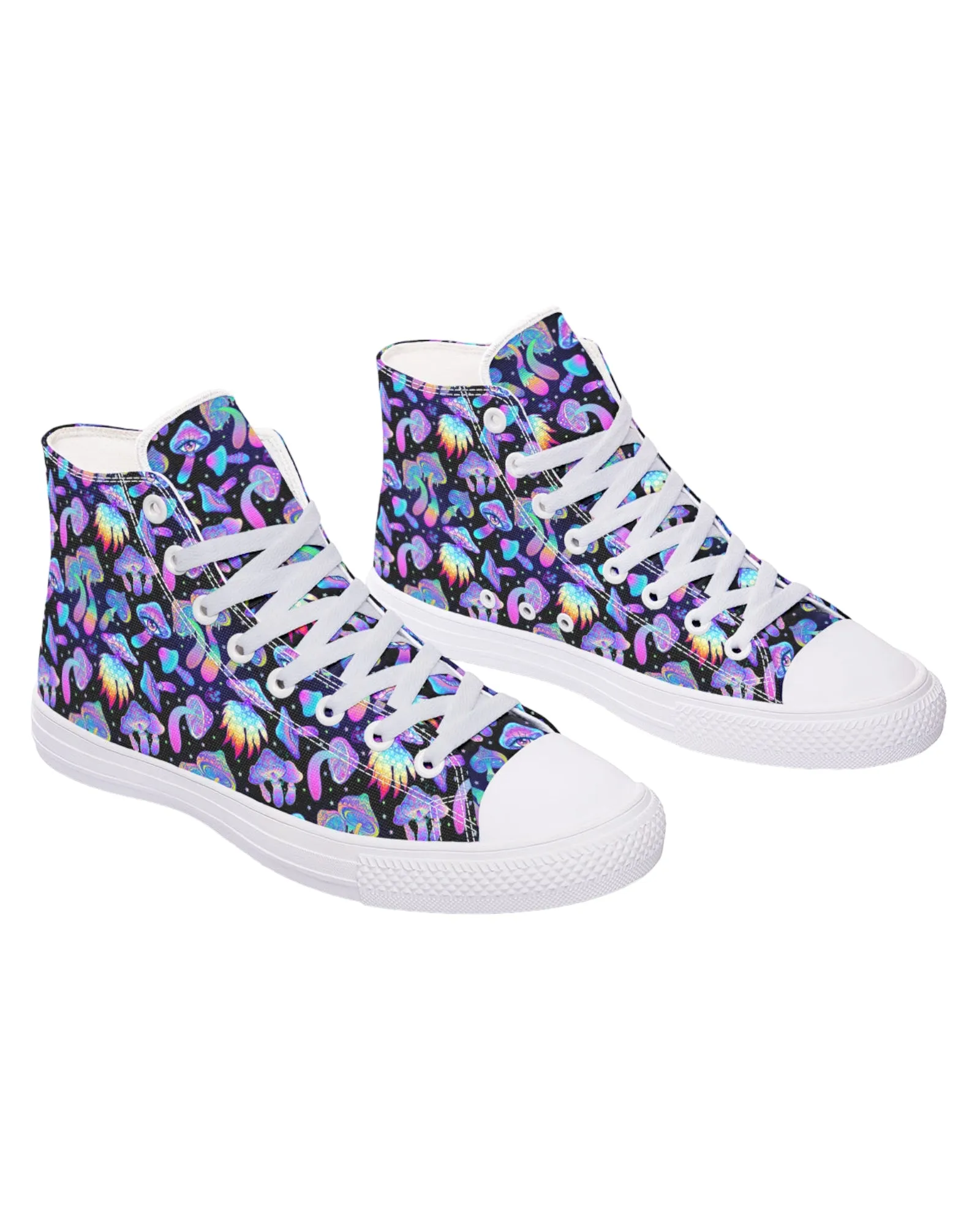 Shroomin Black Festival High Tops