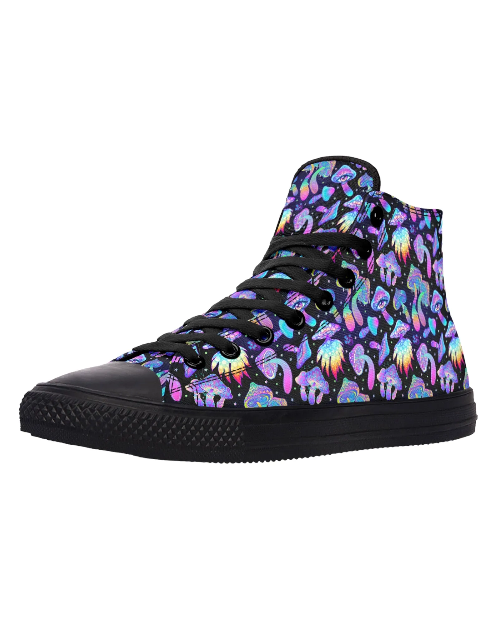 Shroomin Black Festival High Tops