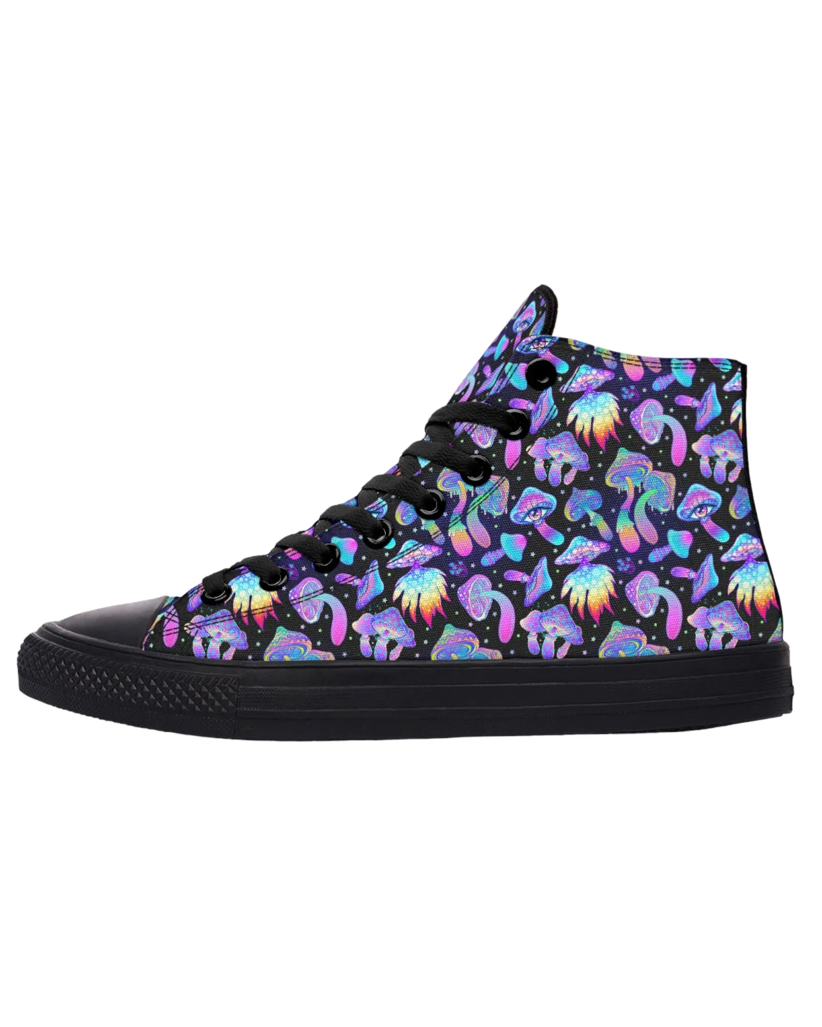 Shroomin Black Festival High Tops