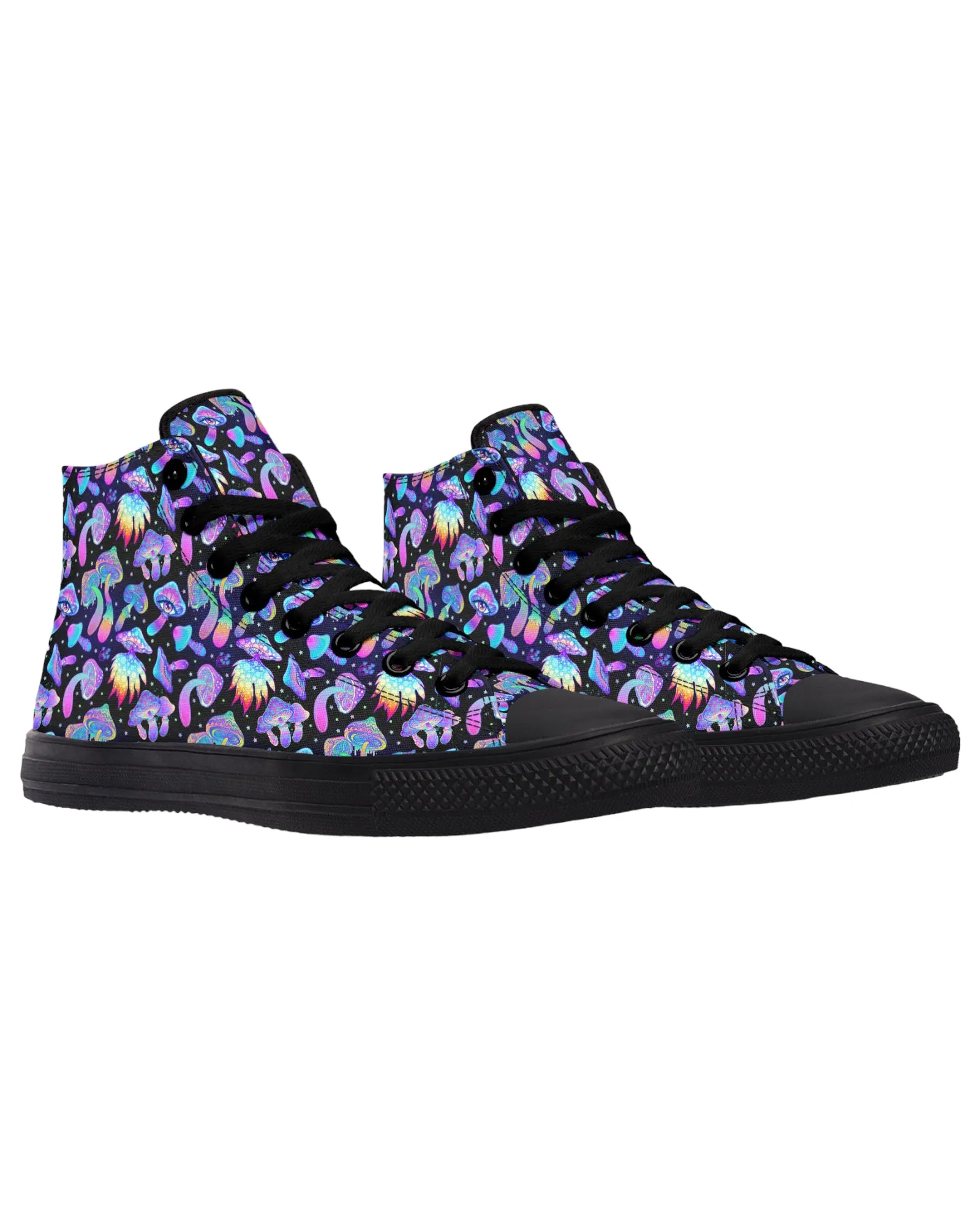 Shroomin Black Festival High Tops