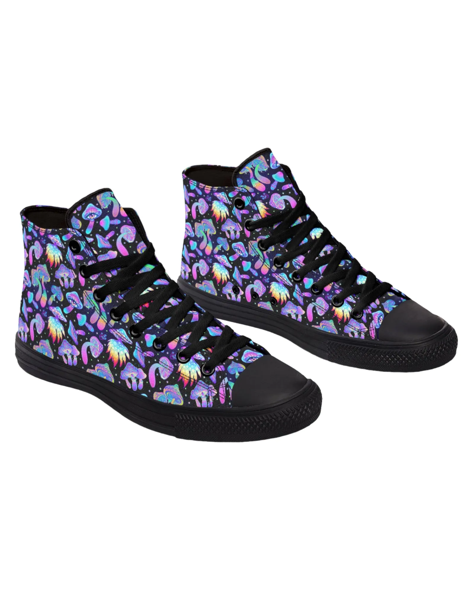 Shroomin Black Festival High Tops