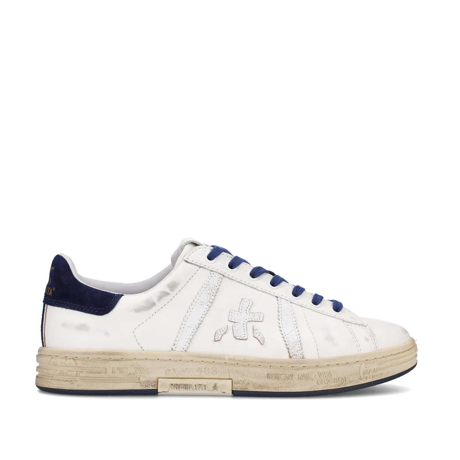 Sneakers Russell in pelle bianca