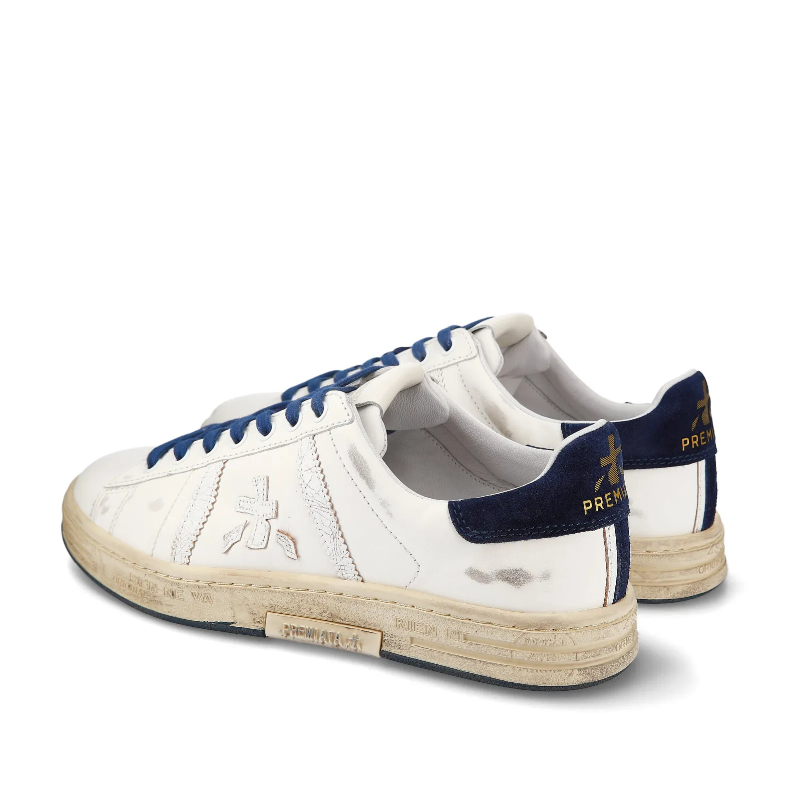 Sneakers Russell in pelle bianca