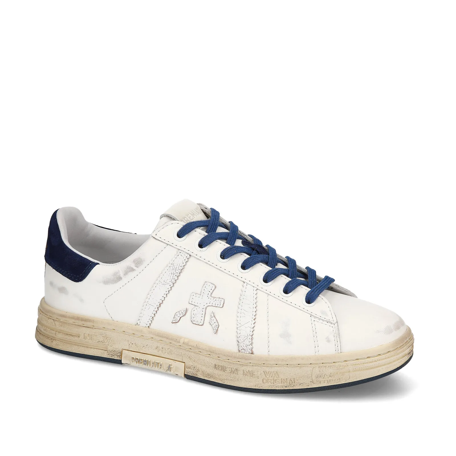 Sneakers Russell in pelle bianca