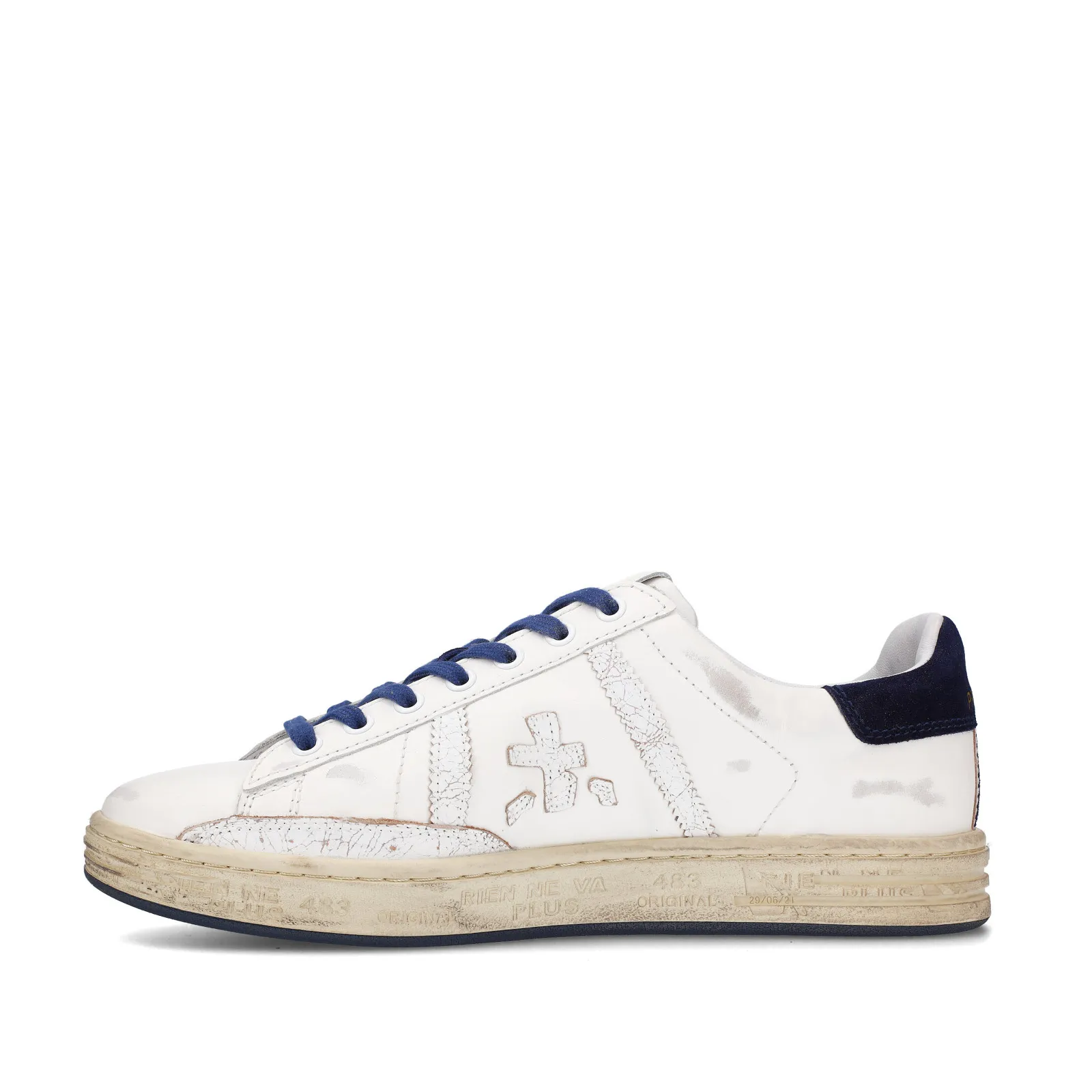 Sneakers Russell in pelle bianca