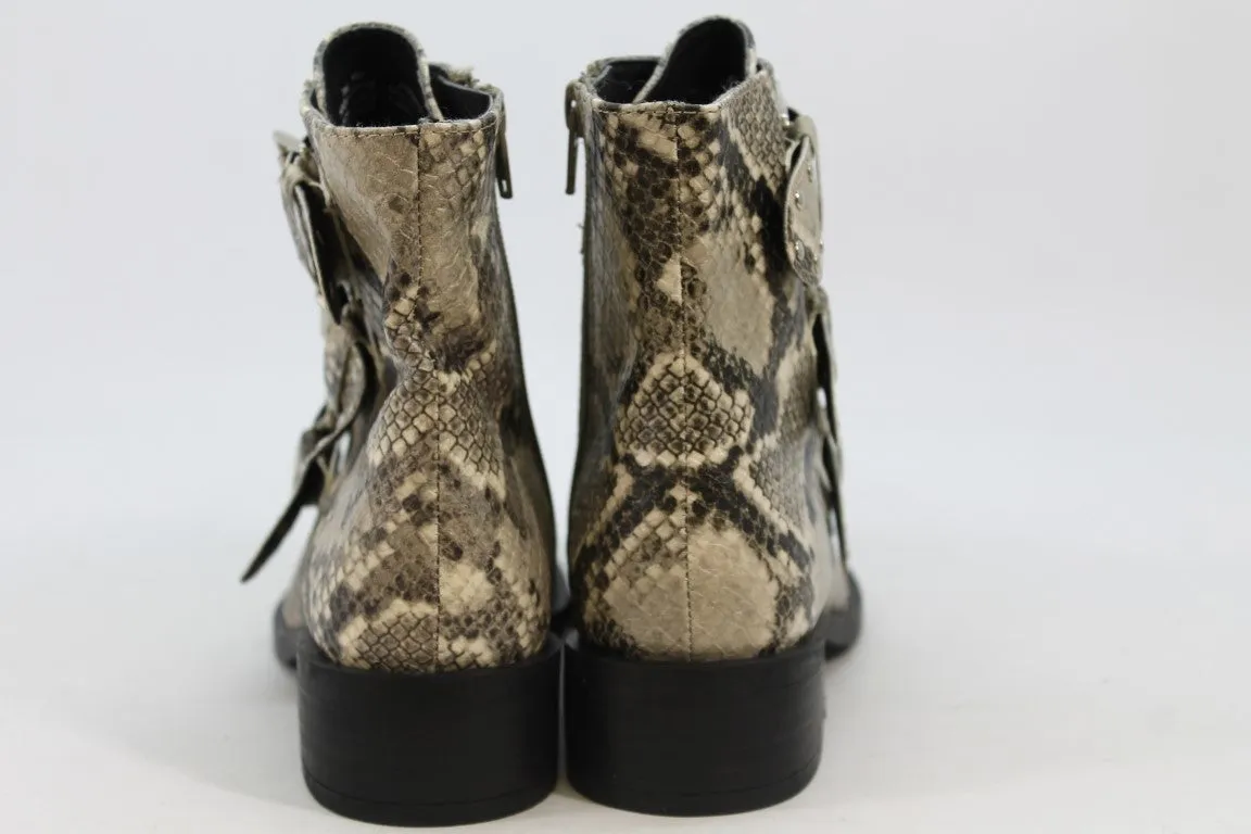 Steve New York Harmon Women's Snakeskin-Print Boots 5M(ZAP13235)