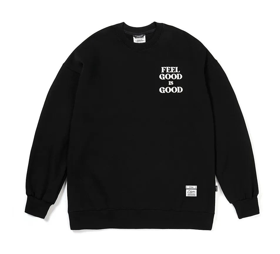 STIGMA  |[ STIGMA ]★22 FEEL GOOD OVERSIZED MEDIUM SWEAT CREWNECK