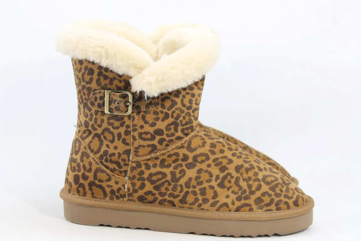 Style & Co. Tiny2 Women's Leopard Boots 9M(ZAP19156)