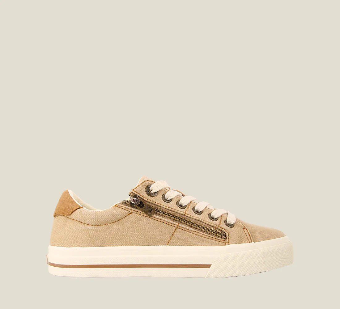 Taos Women’s Z Soul Sneakers-Tan/Golden