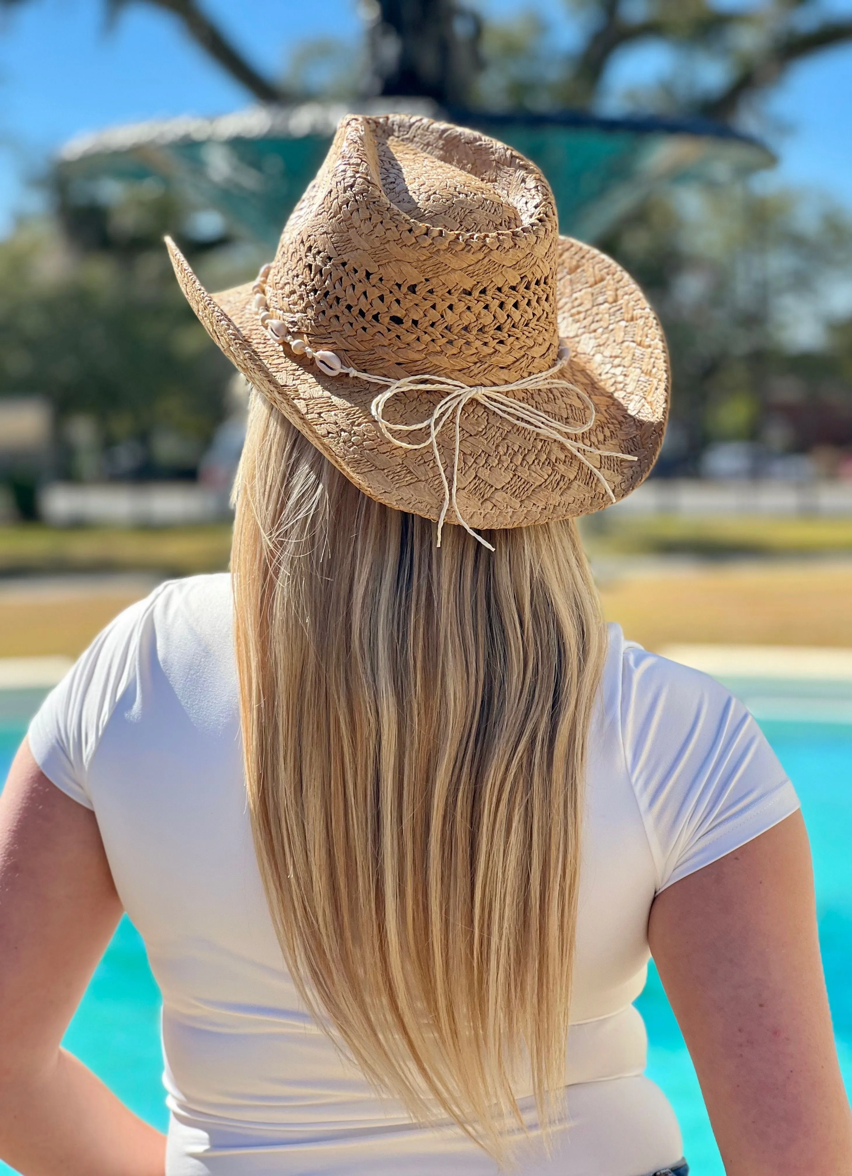 Teddy Hat with Shells NATURAL