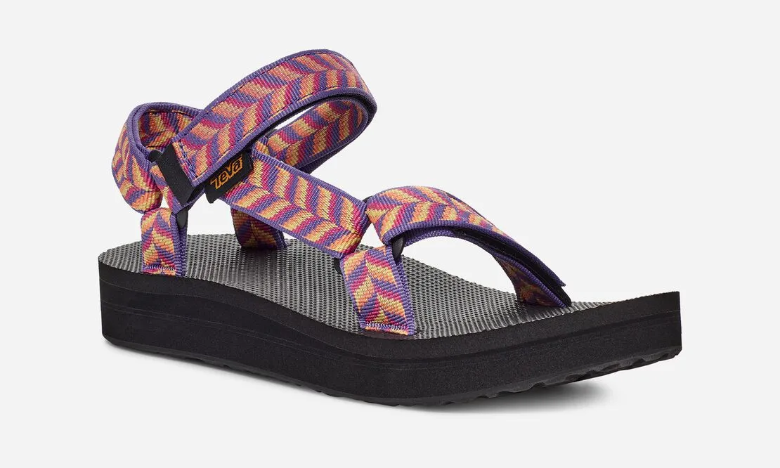 Teva Womens Midform Universal Sandal- Retro Geometric Imperial Palace