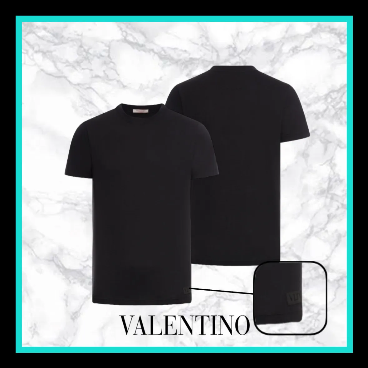 VALENTINO  |Unisex Cotton Logo Luxury T-Shirts