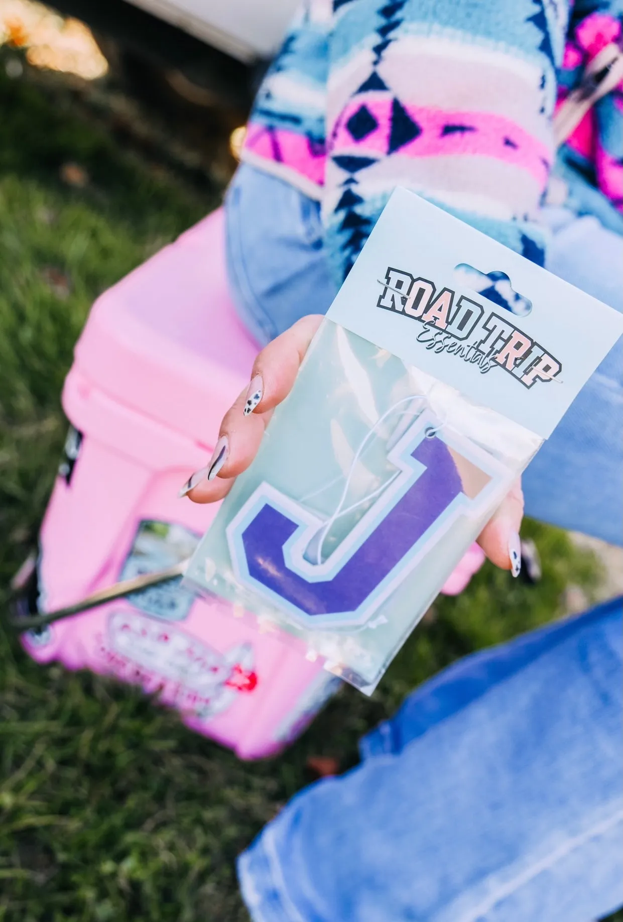 Varsity Initial J Air Freshener