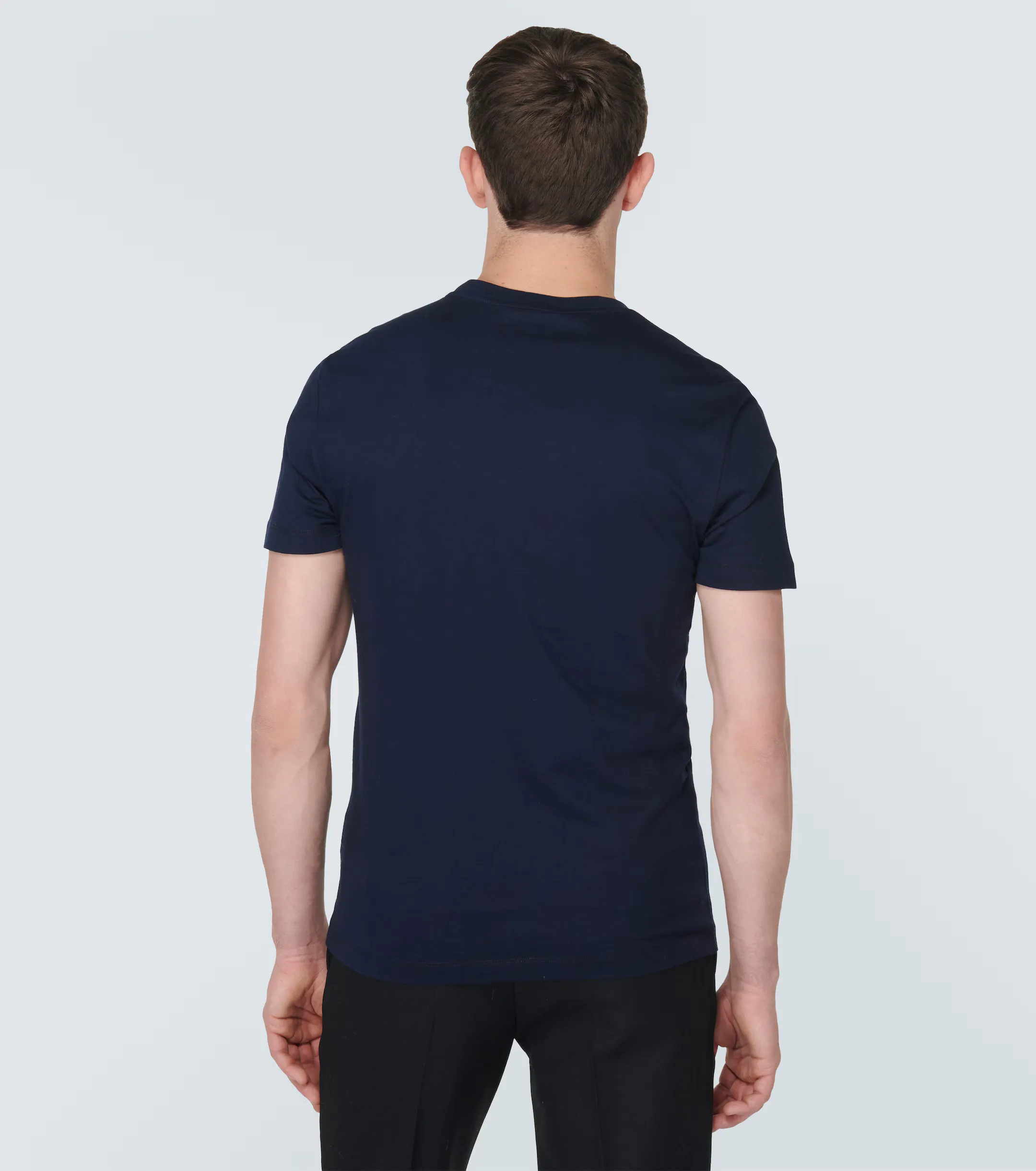 VERSACE  |Crew Neck Unisex Street Style Cotton Short Sleeves Logo