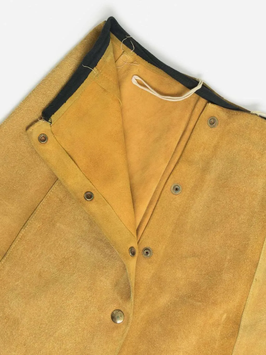 Vintage 1960s tan suede mini skirt with poppers – XS / Small