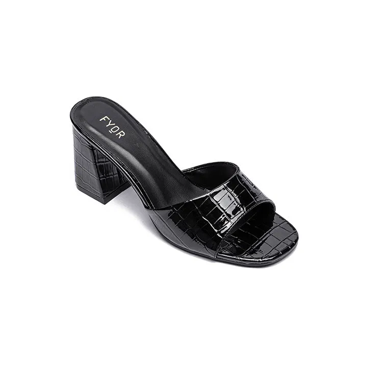 Wide Fit Box Heel Sandal HL 89