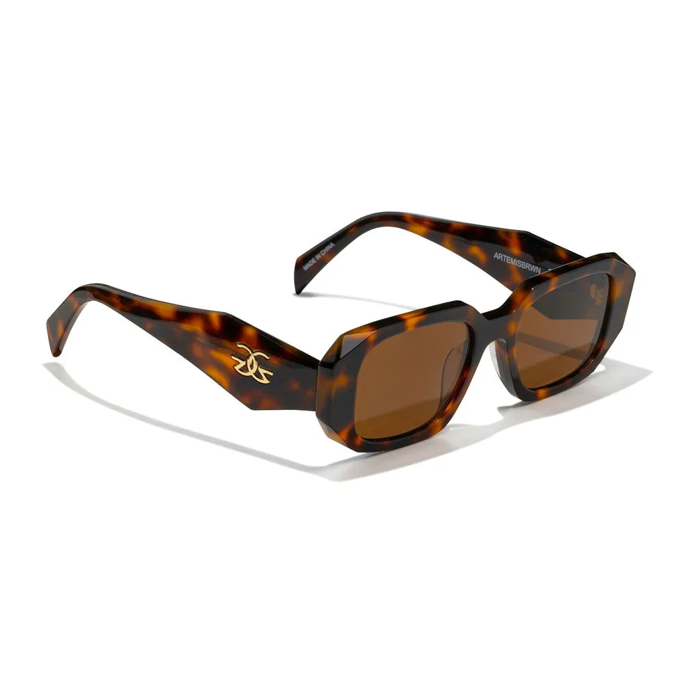 Women's Artemis Brown Tortoise Sunglasses