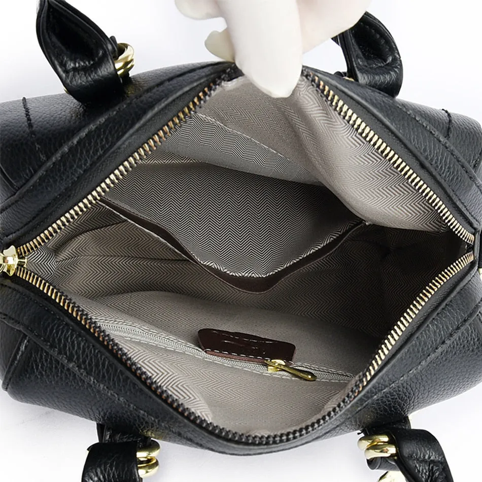 Women's Synthetic Leather Shoulder Messenger Crossbody Handbag